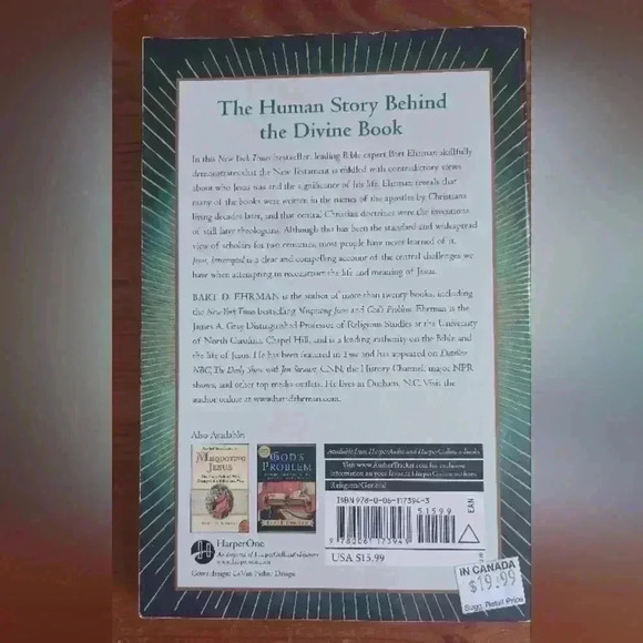 Jesus, Interrupted: Revealing the Hidden Contradictions  in the Bible-Softcover - Picture 3 of 6